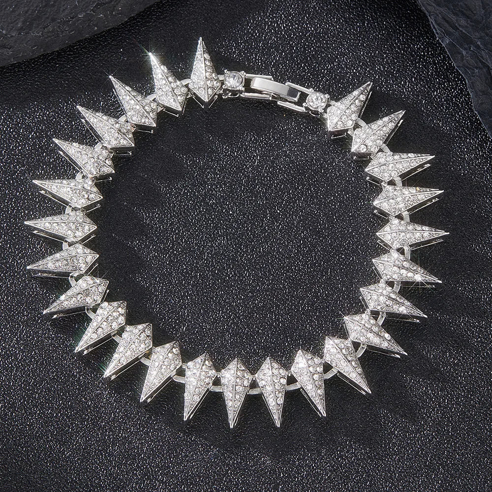 New Hip Hop Shiny Cuban Link Chain Bracelet