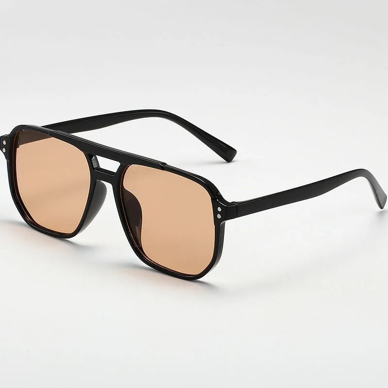 Vintage Men Women Big Sunglasses Men Square Shades Brand Designer
