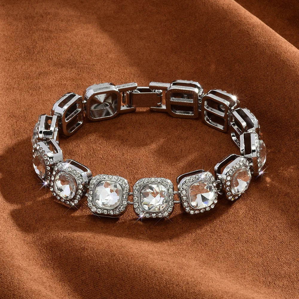 New Hip Hop Shiny Cuban Link Chain Bracelet