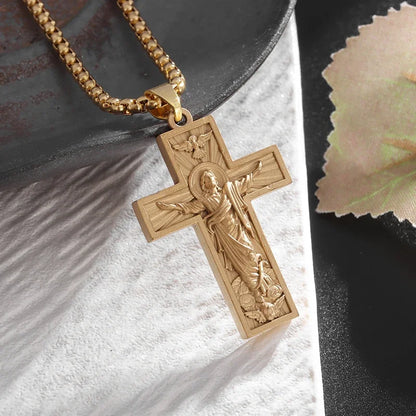 Personality Creative Design Religious Jesus Christ Cross Pendant