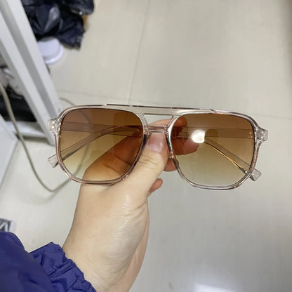 Vintage Men Women Big Sunglasses Men Square Shades Brand Designer