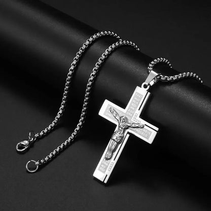 Personality Creative Design Religious Jesus Christ Cross Pendant