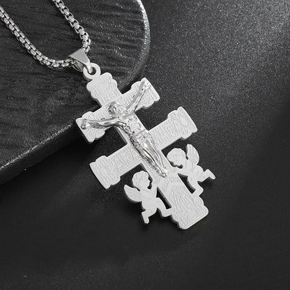 Personality Creative Design Religious Jesus Christ Cross Pendant
