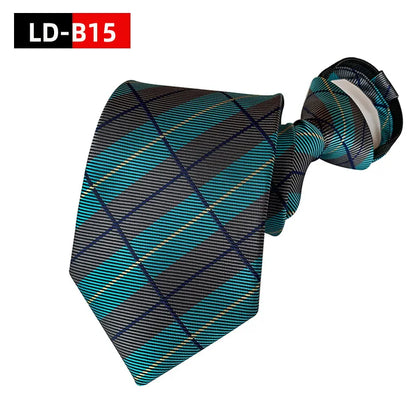 Pre-tied Necktie For Men Women Paisley Style Zipper