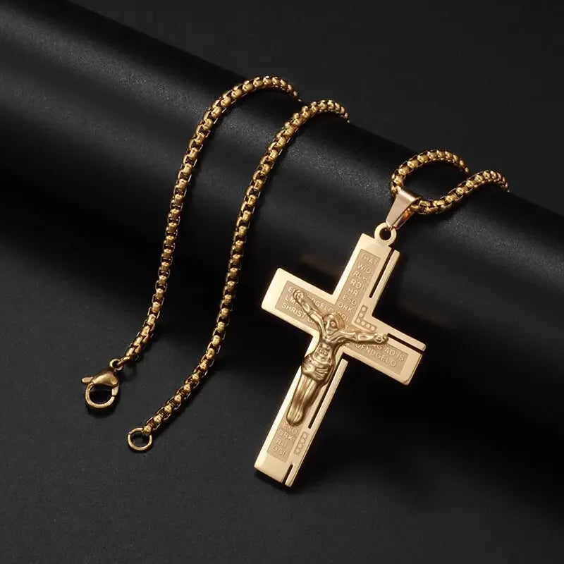Personality Creative Design Religious Jesus Christ Cross Pendant